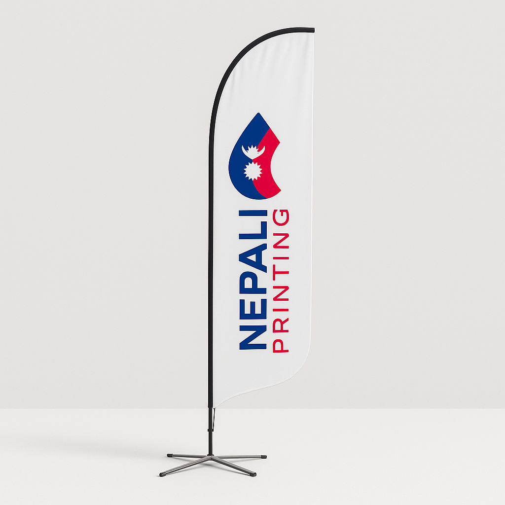 Mockup feather flag Mockup feather flag